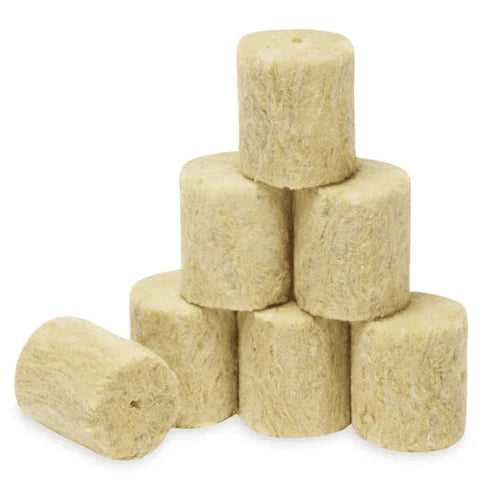 VidaWool Rockwool Round 1.5 Inch Propagation Plug, Case of 2000