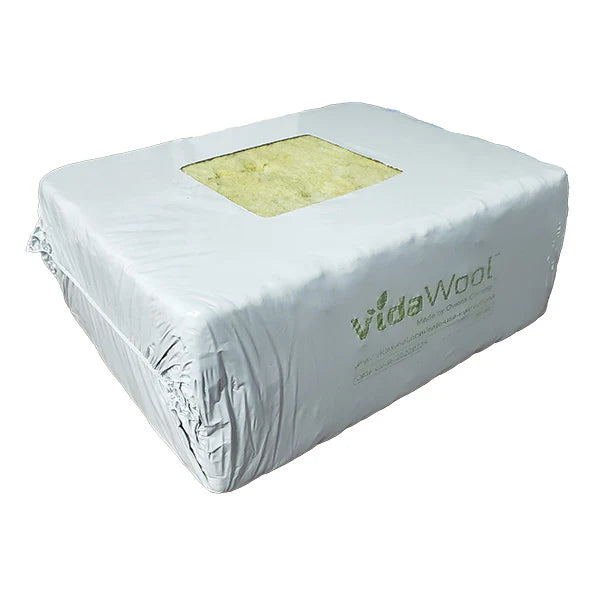 VidaWool Rockwool HC Slab with Hole, 4" (H) x 8" (W) x 9.5" (L)