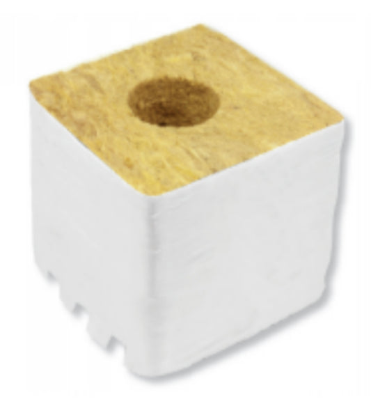 PURE SUBSTRATES® 4x4x4" Rockwool Starter Block (144/CS) - ($0.76/piece)