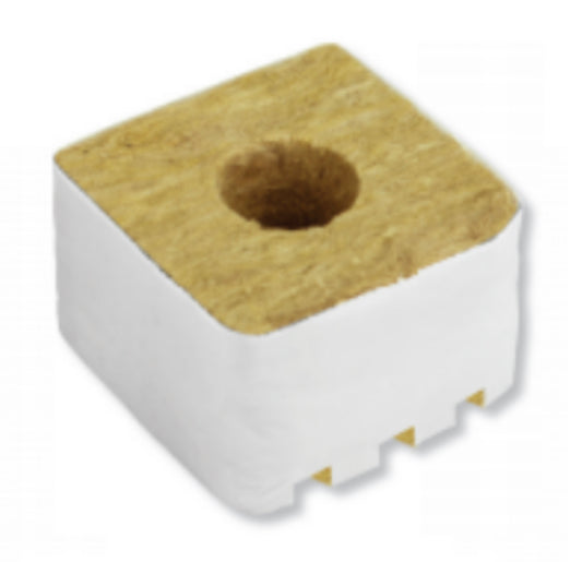 PURE SUBSTRATES® 4x4x2.5" Rockwool Starter Block (216/CS) - ($0.50/piece)