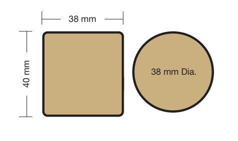 PURE SUBSTRATES Rockwool Plugs 38/40 size (Case of 2000)