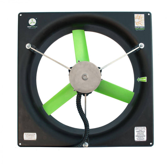 SNAP-Fan Solar/Battery DC -  Brushless 20" Fan - HP