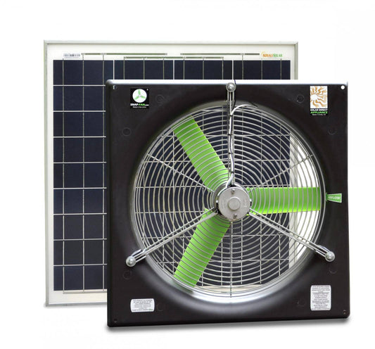SNAP-Fan Solar/Battery DC -  Brushless 20" Fan Solar Kit