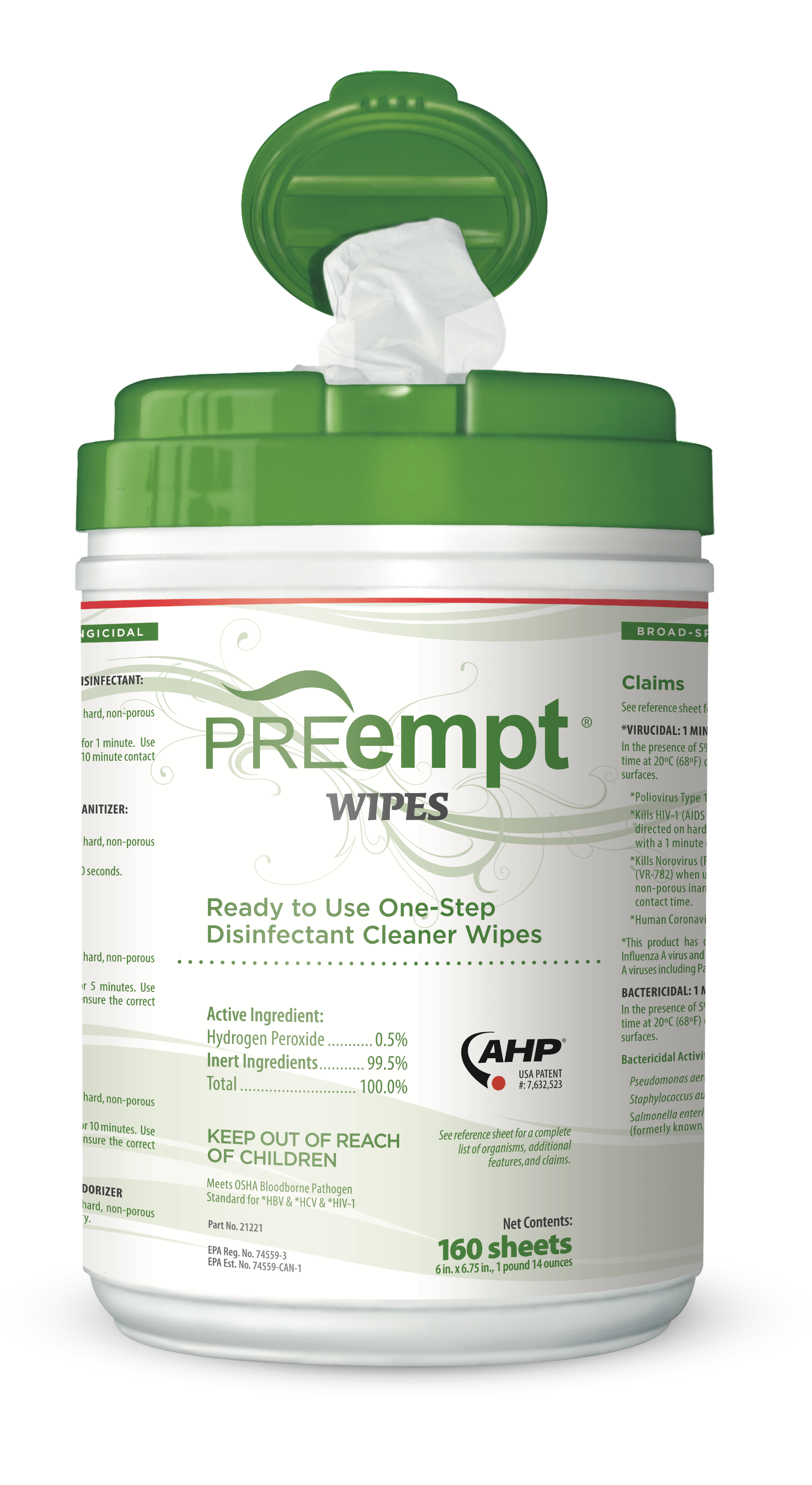 PREempt Ready To Use Wipes - Case of 12 – Growhaus USA