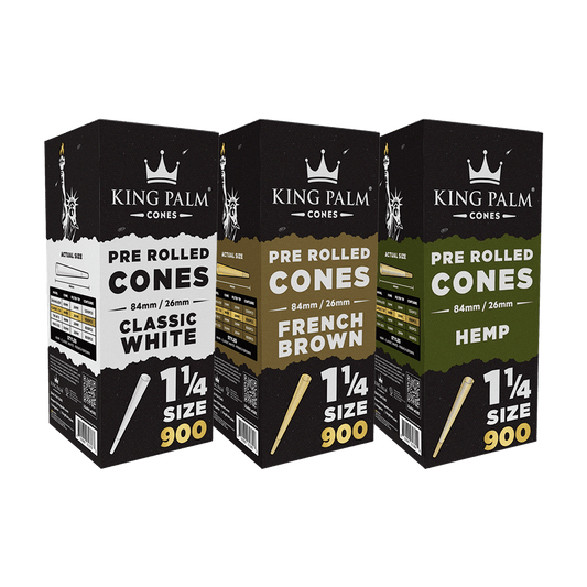 King Palm Pre-Roll Paper Cones - Bulk Towers