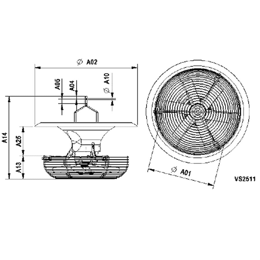 Vostermans V-Flo VAF Fan 16"