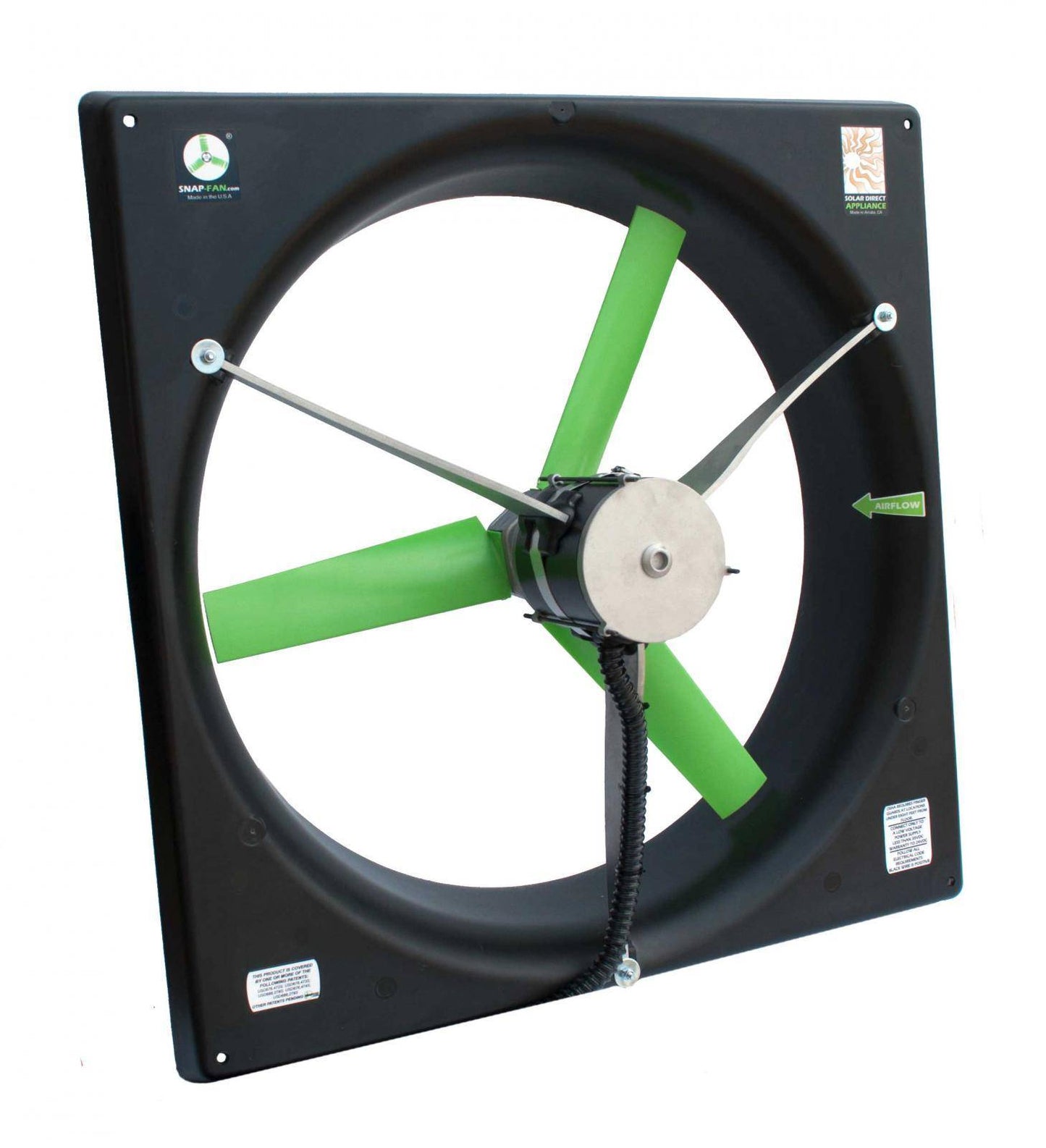 SNAP-Fan Solar/Battery DC -  Brushless 24" Fan